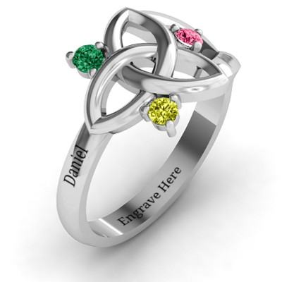 Siobhán Celtic Knot Ring - The Name Jewellery™