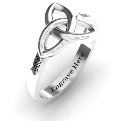 Sinéad Celtic Knot Ring - The Name Jewellery™