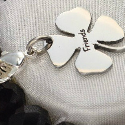 Personalised Four Leaf Clover Charm - The Name Jewellery™