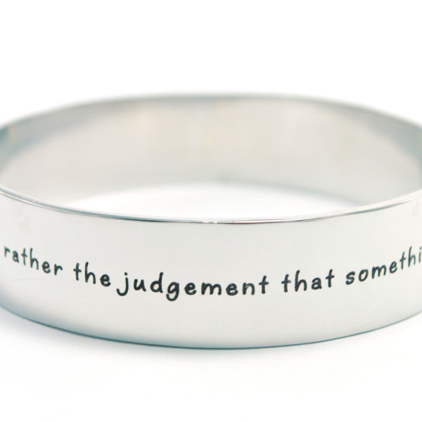 Personalised 15mm Wide Endless Bangle - Silver - The Name Jewellery™