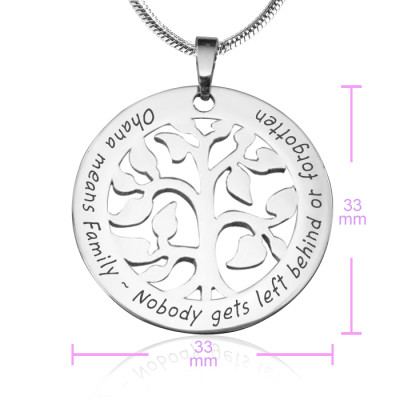 Personalised Ohana Tree - Sterling Silver *Limited Edition - The Name Jewellery™