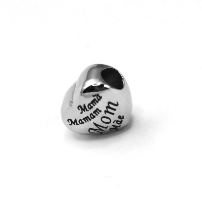 Personalised Mothers Heart Charm for Charm Bangle - The Name Jewellery™