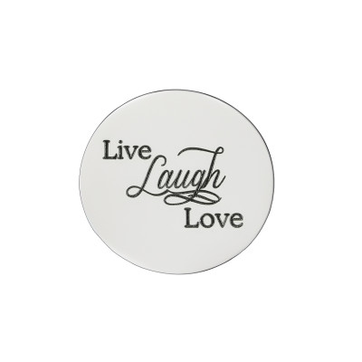 Personalised Live Laugh Love Disc - Dream Locket - The Name Jewellery™