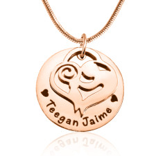 Rose Gold Disc Necklace: Stories in Shine & Craft
