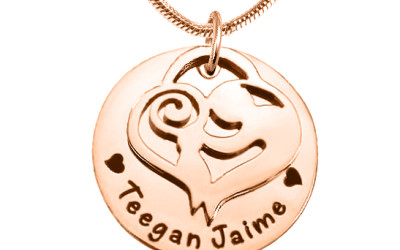 Rose Gold Disc Necklace: Stories in Shine & Craft