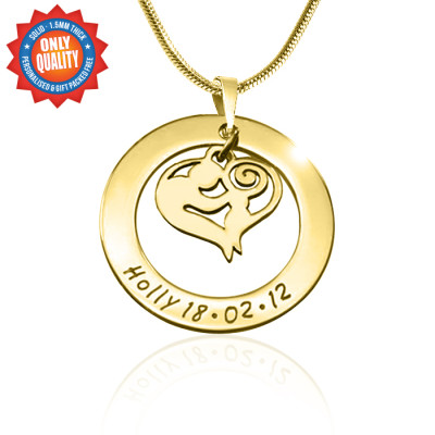 Personalised Mothers Love Necklace - 18ct Gold Plated - The Name Jewellery™