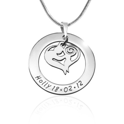 Personalised Mothers Love Necklace - Sterling Silver - The Name Jewellery™
