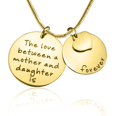 Personalised Mother Forever Necklace - 18ct Gold Plated - The Name Jewellery™