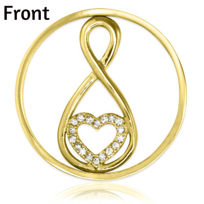 Personalised Gold Infinity - Diamonte INSERT ONLY - The Name Jewellery™