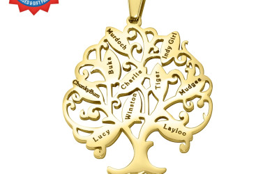 Your Family Story, Etched in Gold: The Tree of Life Necklace