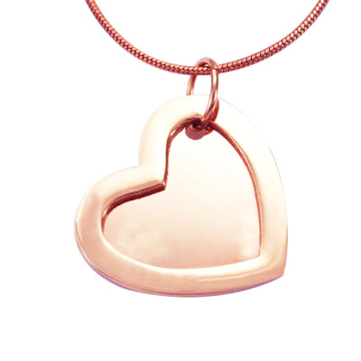 Personalised Love Forever Necklace - 18ct Rose Gold Plated - The Name Jewellery™