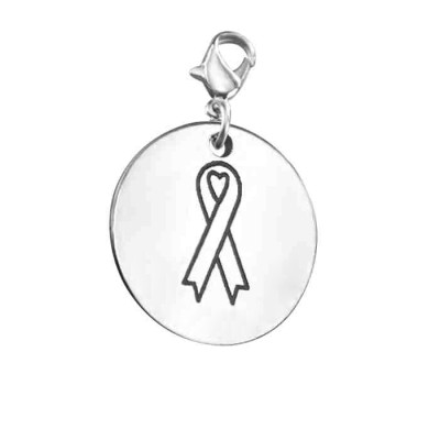 Personalised Ribbon For a Cause Charm - The Name Jewellery™