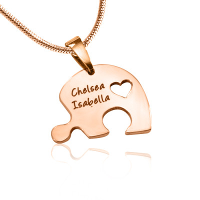 Personalised Triple Heart Puzzle - Three Personalised Necklaces - The Name Jewellery™