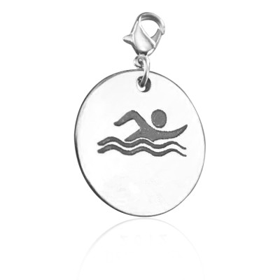 Personalised Swimmer Charm - The Name Jewellery™