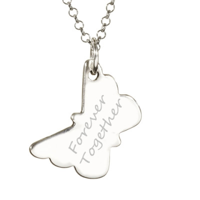 Butterfly Hand Foot Print Necklace - The Name Jewellery™
