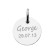 Your Story, Their Print: The Pattened Fingerprint Circle Necklace