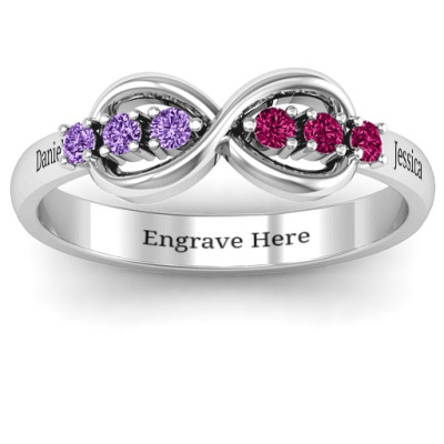 Auroral Infinity Ring - The Name Jewellery™