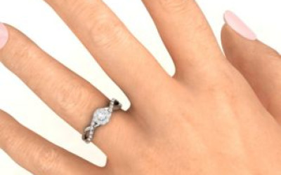 Braided Floral Cluster Ring: Nature's Beauty, Artisan Craft