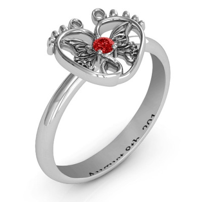 Butterfly Baby Foot Ring - The Name Jewellery™
