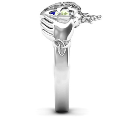 Caged Hearts Claddagh Ring - The Name Jewellery™