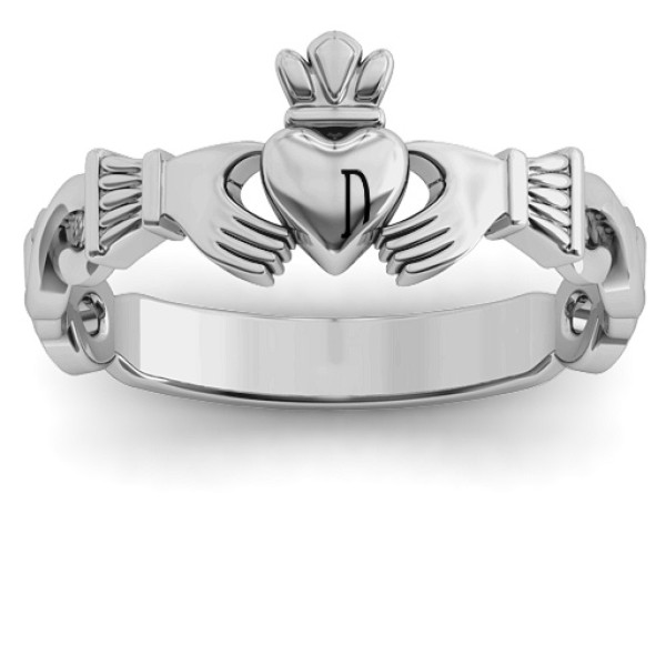 Classic Infinity Claddagh Ring - The Name Jewellery™