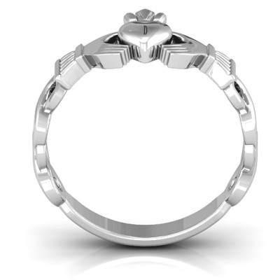 Classic Infinity Claddagh Ring - The Name Jewellery™