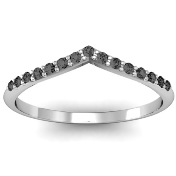 Crown Shape Accent Ring - The Name Jewellery™