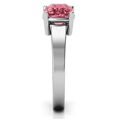 Cushion Cut Solitaire Ring - The Name Jewellery™