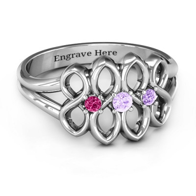 Echo of Love Infinity Ring - The Name Jewellery™