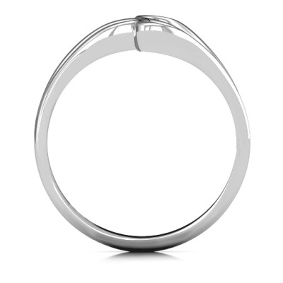 Eternal Elegance Three-Stone Ring - The Name Jewellery™