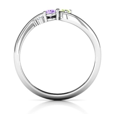 Everyday Dream Ring With Shoulder Accents - The Name Jewellery™