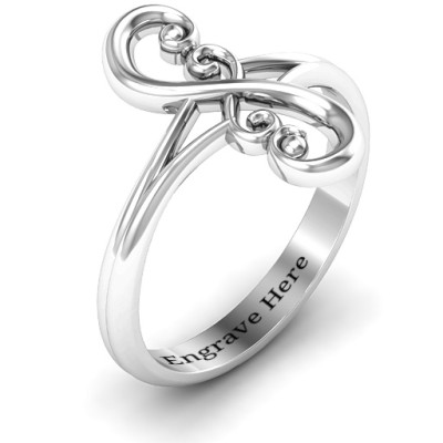 Flourish Infinity Ring - The Name Jewellery™