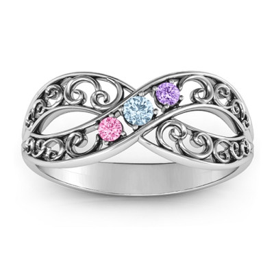 Forever Filigree Infinity Ring - The Name Jewellery™
