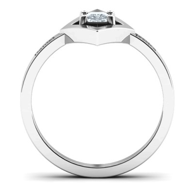 Glam Diamond Ring - The Name Jewellery™