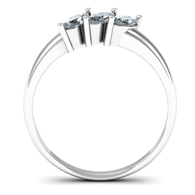 Grand Marquise Trio Ring - The Name Jewellery™