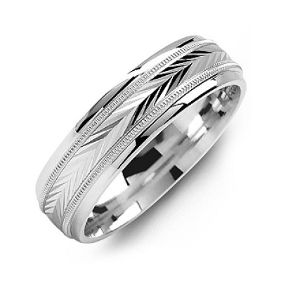 Harvest of Love Milgrain Men's Ring - The Name Jewellery™