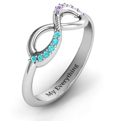 Infinity Accent Ring - The Name Jewellery™