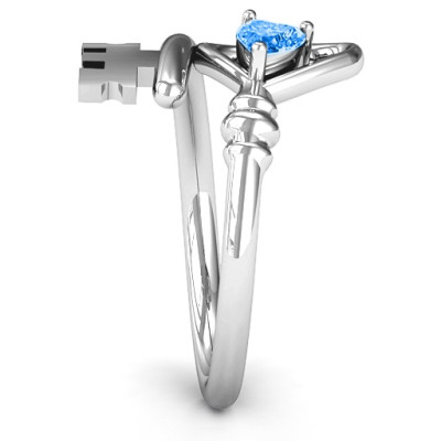 Key to Her Heart Ring - The Name Jewellery™