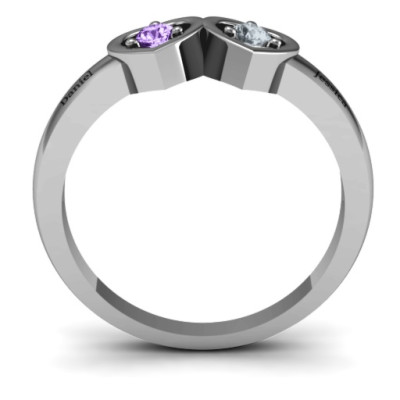 Kissing Hearts Ring - The Name Jewellery™