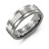 Tungsten Power: Unpacking The Men's Brushed Ribbed Ring