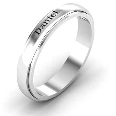 Menelaus Bevelled Women's Ring - The Name Jewellery™