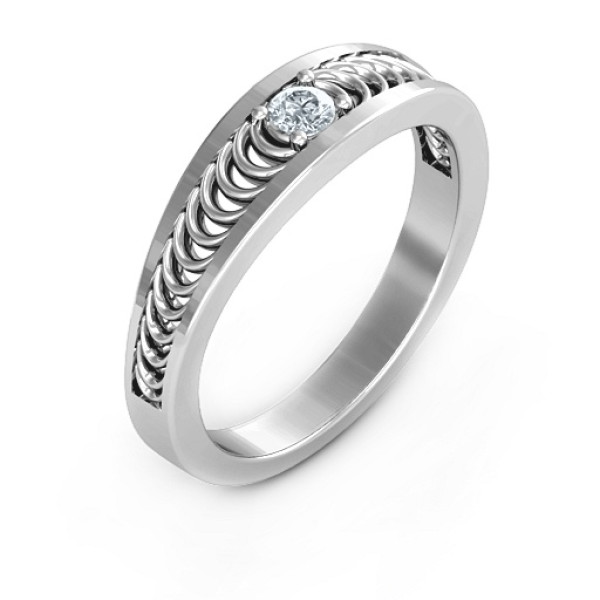 Modern Elegance Band Ring - The Name Jewellery™