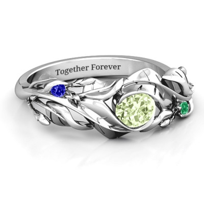Organic Leaf Ring - The Name Jewellery™