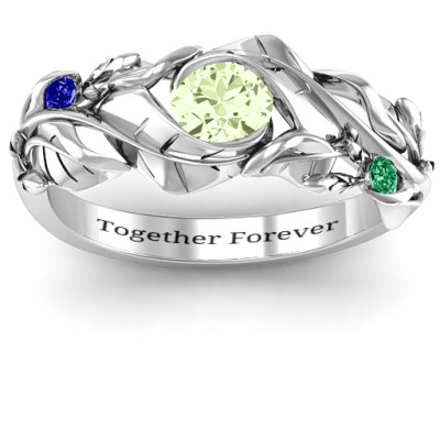 Organic Leaf Ring - The Name Jewellery™