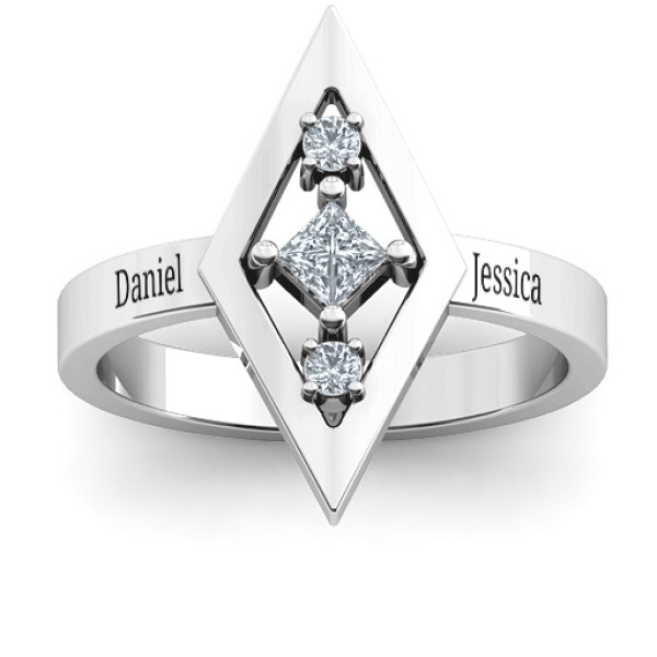 Playing with Diamonds Ring - The Name Jewellery™