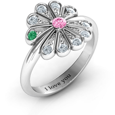 Pretty As A Peacock Ring - The Name Jewellery™