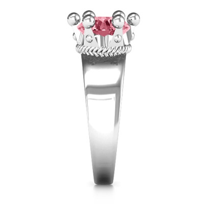 Radiant Royal Crown Ring - The Name Jewellery™