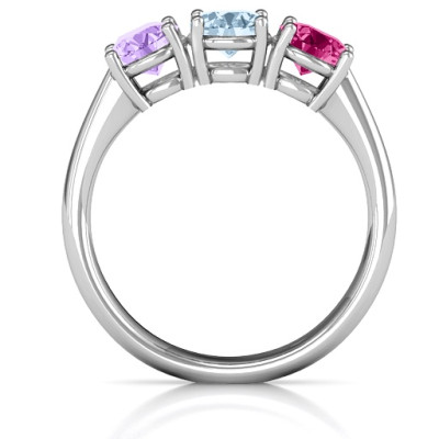 Radiant Trinity Ring - The Name Jewellery™