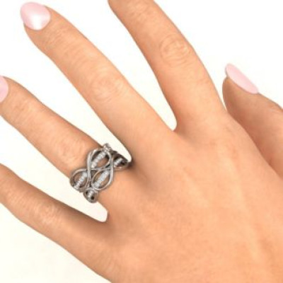 Ravishing Love Infinity Ring - The Name Jewellery™
