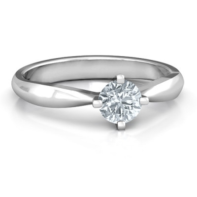 Sandra Solitaire Ring - The Name Jewellery™